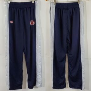 Pro Look Sports Blue/White Side Button Jogger Pant